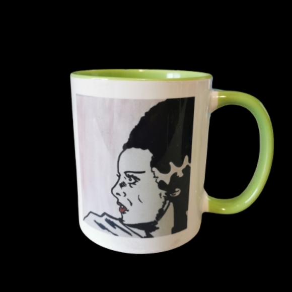Bride of Frankenstein Mug (green) - Picture 2 of 2